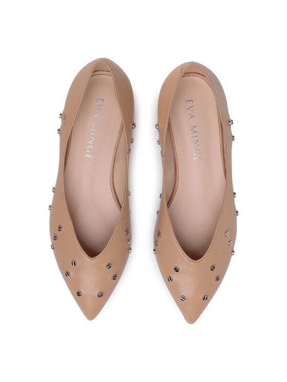 Eva Minge Γυναίκες Μπαλαρίνες EM-21-07-000664 Μπεζ 5 Eva Minge Γυναίκες Μπαλαρίνες EM-21-07-000664 Μπεζ - Image 5