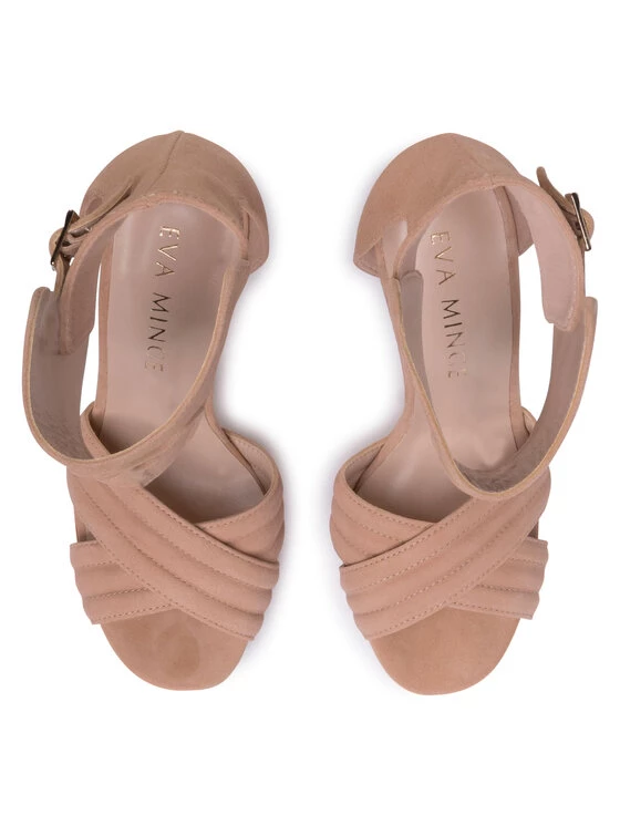 Eva Minge Γυναίκες Σανδάλια EM-21-07-000647 Μπεζ 5 Eva Minge Γυναίκες Σανδάλια EM-21-07-000647 Μπεζ - Image 5