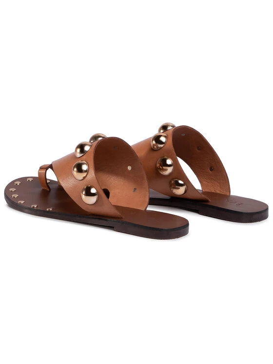 Eva Minge Γυναίκες Σαγιονάρες EM-11-07-000609 Καφέ 3 Eva Minge Γυναίκες Σαγιονάρες EM-11-07-000609 Καφέ - Image 3