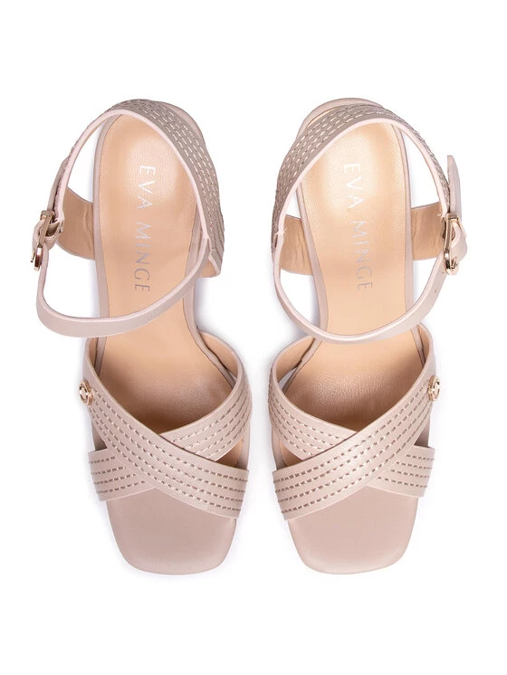 Eva Minge Γυναίκες Σανδάλια EM-35-07-000599 Μπεζ 5 Eva Minge Γυναίκες Σανδάλια EM-35-07-000599 Μπεζ - Image 5