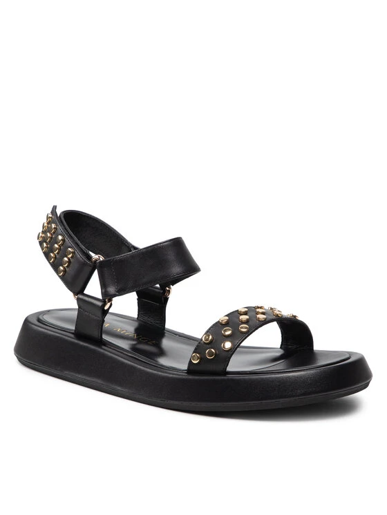 Eva Minge Γυναίκες Σανδάλια EM-40-11-001444 Μαύρο 1 Eva Minge Γυναίκες Σανδάλια EM-40-11-001444 Μαύρο