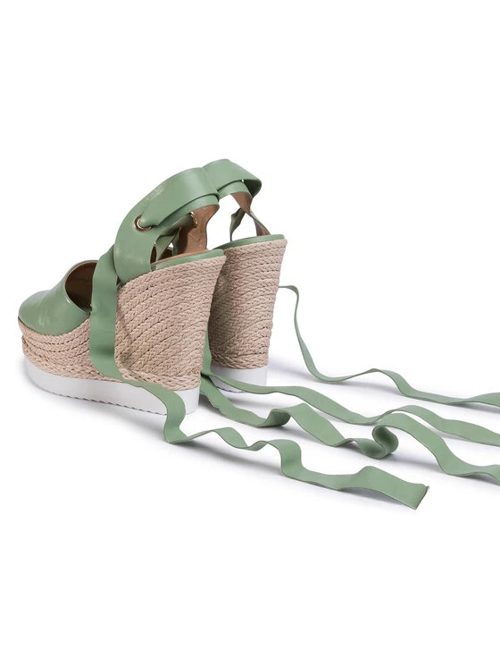 Eva Minge Γυναίκες Εσπαντρίγιες EM-44-07-000541 Πράσινο 3 Eva Minge Γυναίκες Εσπαντρίγιες EM-44-07-000541 Πράσινο - Image 3