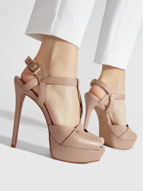 Eva Minge Γυναίκες Σανδάλια EM-44-11-001402 Μπεζ 1 Eva Minge Γυναίκες Σανδάλια EM-44-11-001402 Μπεζ