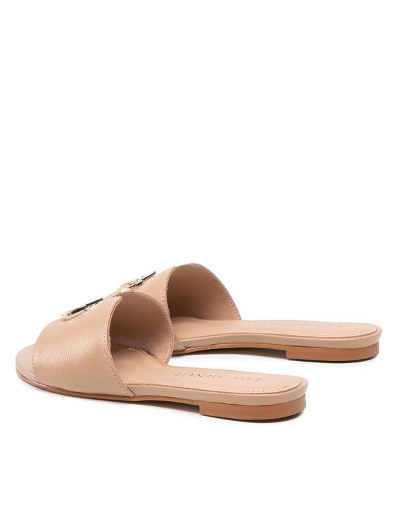 Eva Minge Γυναίκες Παντόφλες EM-68-11-001416 Μπεζ 3 Eva Minge Γυναίκες Παντόφλες EM-68-11-001416 Μπεζ - Image 3