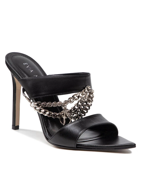 Eva Minge Γυναίκες Παντόφλες EM-45-11-001456 Μαύρο 1 Eva Minge Γυναίκες Παντόφλες EM-45-11-001456 Μαύρο