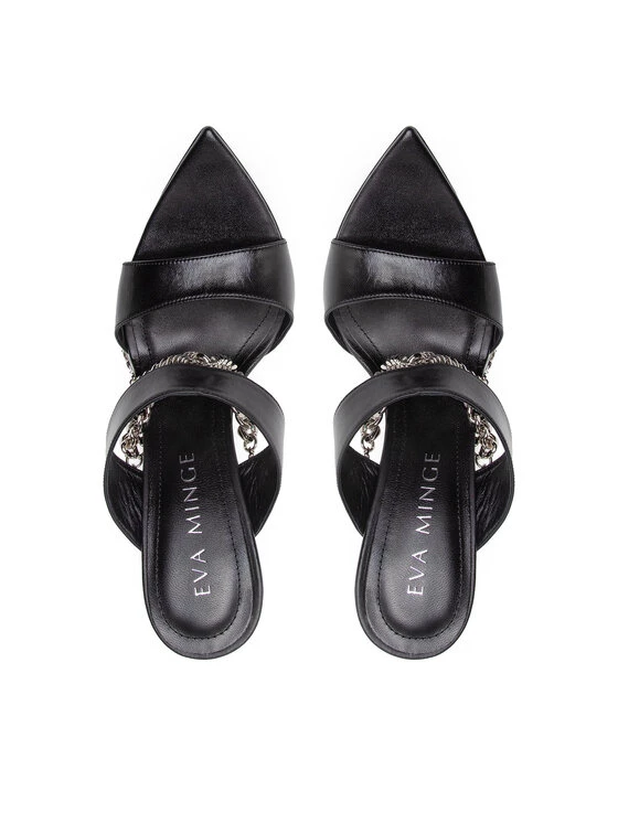 Eva Minge Γυναίκες Παντόφλες EM-45-11-001456 Μαύρο 6 Eva Minge Γυναίκες Παντόφλες EM-45-11-001456 Μαύρο - Image 6