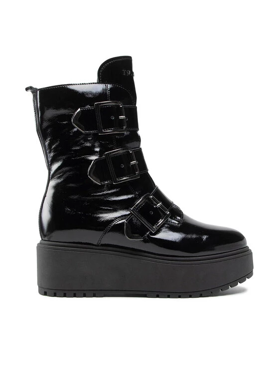 Eva Minge Γυναίκες Biker Μποτάκια Μποτάκια EM-56-10-001325 Μαύρο 2 Eva Minge Γυναίκες Biker Μποτάκια Μποτάκια EM-56-10-001325 Μαύρο - Image 2