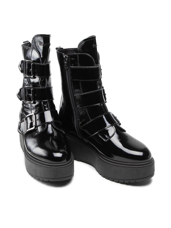 Eva Minge Γυναίκες Biker Μποτάκια Μποτάκια EM-56-10-001325 Μαύρο 5 Eva Minge Γυναίκες Biker Μποτάκια Μποτάκια EM-56-10-001325 Μαύρο - Image 5