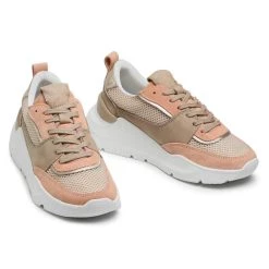 Eva Minge Γυναίκες Κλειστά Παπούτσια Αθλητικά EM-18-09-001193 Μπεζ -Eva Minge Κατάστημα unnamed file 1644