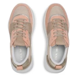 Eva Minge Γυναίκες Κλειστά Παπούτσια Αθλητικά EM-18-09-001193 Μπεζ -Eva Minge Κατάστημα unnamed file 1645