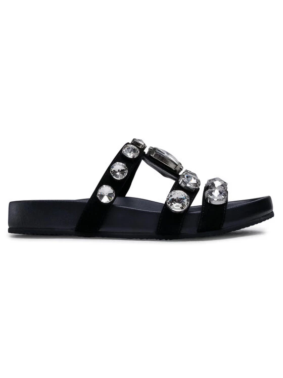 Eva Minge Γυναίκες Παντόφλες EM-41-09-001080 Μαύρο 2 Eva Minge Γυναίκες Παντόφλες EM-41-09-001080 Μαύρο - Image 2