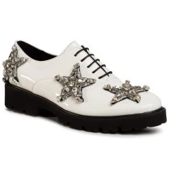 Eva Minge Γυναίκες Κλειστά Παπούτσια Oxfords EM-10-06-000528 Λευκό