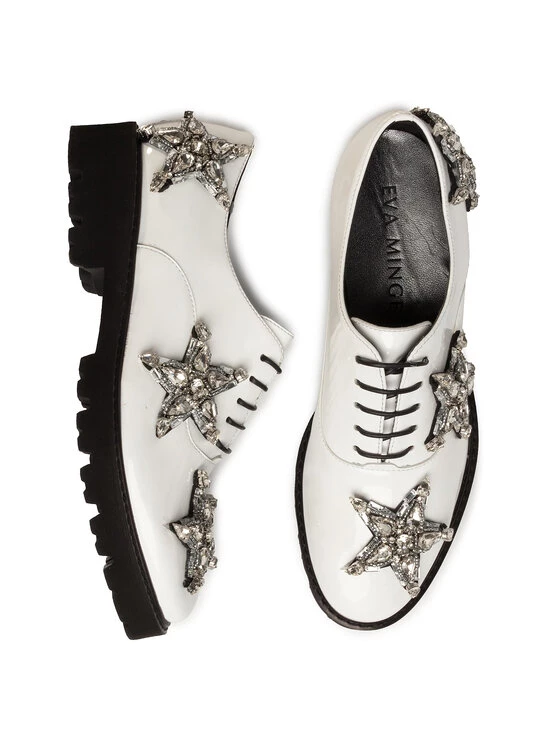 Eva Minge Γυναίκες Κλειστά Παπούτσια Oxfords EM-10-06-000528 Λευκό 5 Eva Minge Γυναίκες Κλειστά Παπούτσια Oxfords EM-10-06-000528 Λευκό - Image 5