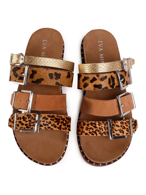 Eva Minge Γυναίκες Παντόφλες EM-18-07-000628 Καφέ 5 Eva Minge Γυναίκες Παντόφλες EM-18-07-000628 Καφέ - Image 5