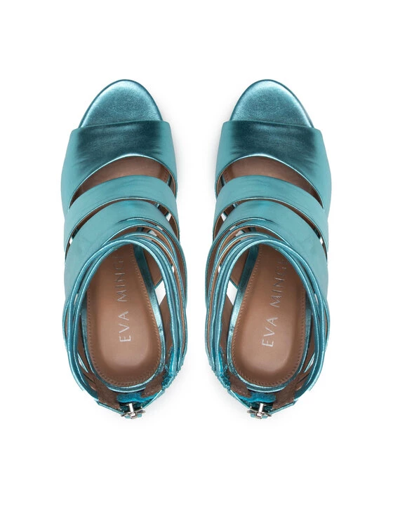 Eva Minge Γυναίκες Σανδάλια EM-58-11-001384 Μπλε 6 Eva Minge Γυναίκες Σανδάλια EM-58-11-001384 Μπλε - Image 6