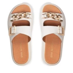 Eva Minge Γυναίκες Παντόφλες EM-70-11-001389 Λευκό -Eva Minge Κατάστημα unnamed file 2077