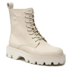 Eva Minge Γυναίκες Biker Μποτάκια Ορειβατικά παπούτσια EM-41-11-001460 Μπεζ