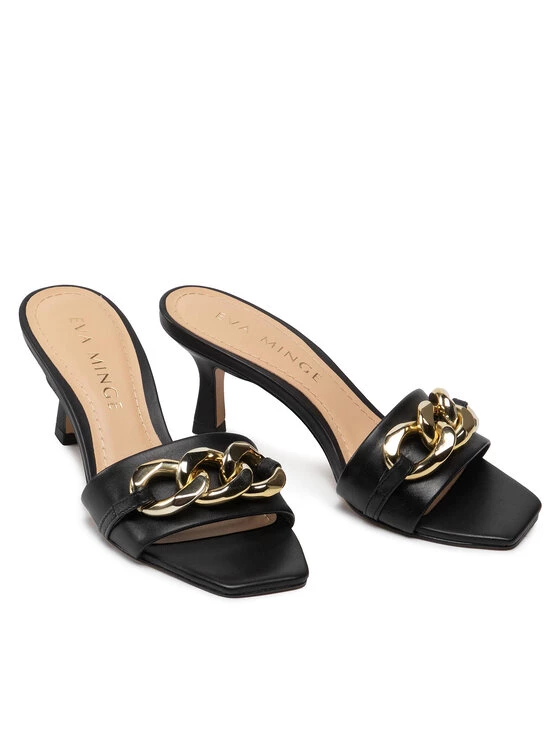 Eva Minge Γυναίκες Παντόφλες EM-44-11-001405 Μαύρο 4 Eva Minge Γυναίκες Παντόφλες EM-44-11-001405 Μαύρο - Image 4