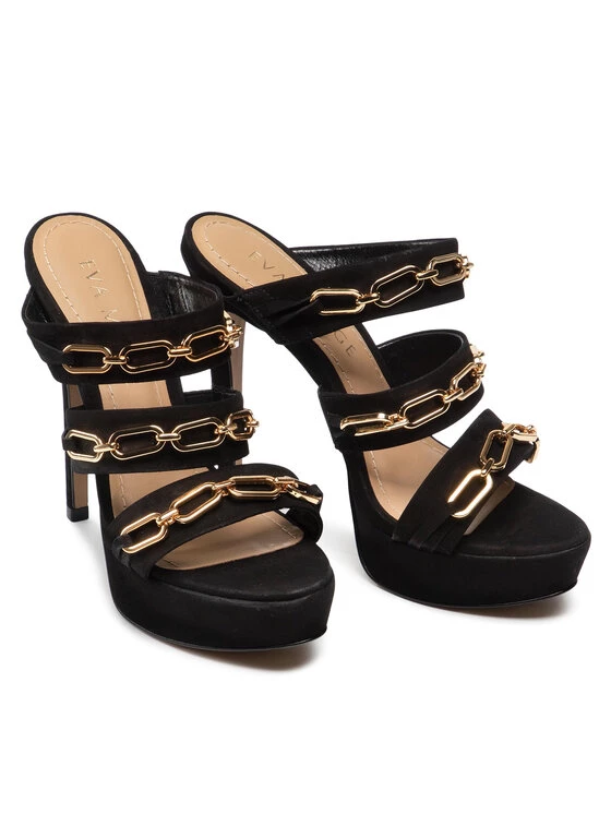 Eva Minge Γυναίκες Παντόφλες EM-44-11-001404 Μαύρο 4 Eva Minge Γυναίκες Παντόφλες EM-44-11-001404 Μαύρο - Image 4