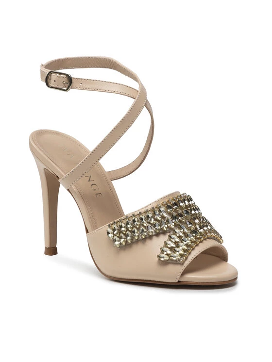 Eva Minge Γυναίκες Σανδάλια EM-67-11-001425 Μπεζ 1 Eva Minge Γυναίκες Σανδάλια EM-67-11-001425 Μπεζ