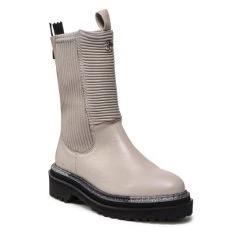 Eva Minge Γυναίκες Biker Μποτάκια Ορειβατικά παπούτσια EM-08-10-001376 Μπεζ