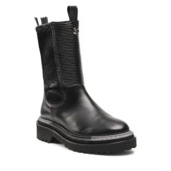 Eva Minge Γυναίκες Biker Μποτάκια Μποτάκια EM-08-10-001376 Μαύρο