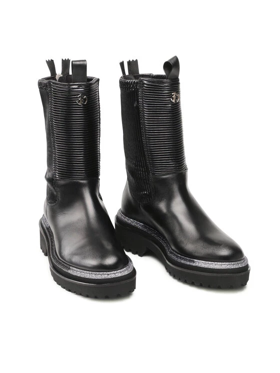 Eva Minge Γυναίκες Biker Μποτάκια Μποτάκια EM-08-10-001376 Μαύρο 5 Eva Minge Γυναίκες Biker Μποτάκια Μποτάκια EM-08-10-001376 Μαύρο - Image 5