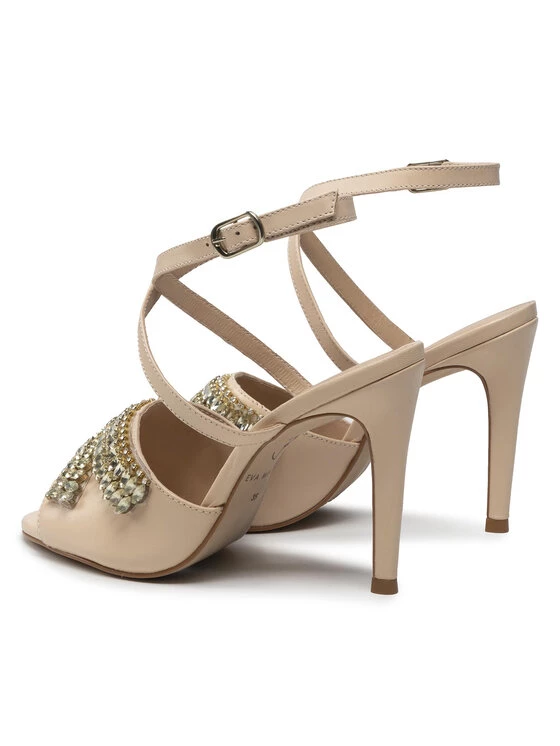 Eva Minge Γυναίκες Σανδάλια EM-67-11-001425 Μπεζ 3 Eva Minge Γυναίκες Σανδάλια EM-67-11-001425 Μπεζ - Image 3