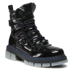 Eva Minge Γυναίκες Biker Μποτάκια Μποτάκια EM-55-10-001348 Μαύρο