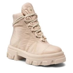 Eva Minge Γυναίκες Biker Μποτάκια Μποτάκια EM-57-10-001328 Μπεζ