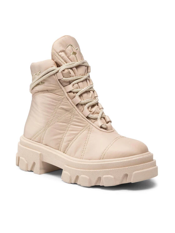 Eva Minge Γυναίκες Biker Μποτάκια Μποτάκια EM-57-10-001328 Μπεζ 1 Eva Minge Γυναίκες Biker Μποτάκια Μποτάκια EM-57-10-001328 Μπεζ