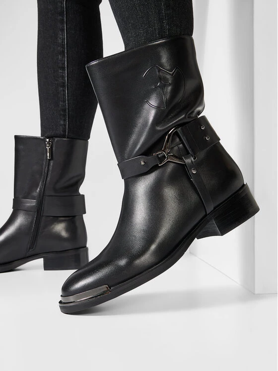 Eva Minge Γυναίκες Biker Μποτάκια Μποτάκια EM-40-10-001279 Μαύρο 2 Eva Minge Γυναίκες Biker Μποτάκια Μποτάκια EM-40-10-001279 Μαύρο - Image 2