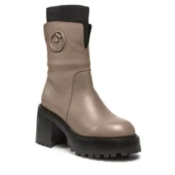 Eva Minge Γυναίκες Biker Μποτάκια Μποτάκια EM-40-10-001277 Μπεζ