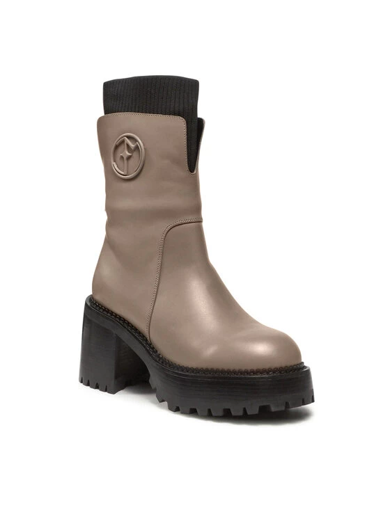 Eva Minge Γυναίκες Biker Μποτάκια Μποτάκια EM-40-10-001277 Μπεζ 1 Eva Minge Γυναίκες Biker Μποτάκια Μποτάκια EM-40-10-001277 Μπεζ