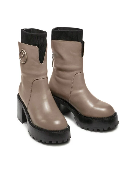 Eva Minge Γυναίκες Biker Μποτάκια Μποτάκια EM-40-10-001277 Μπεζ 5 Eva Minge Γυναίκες Biker Μποτάκια Μποτάκια EM-40-10-001277 Μπεζ - Image 5