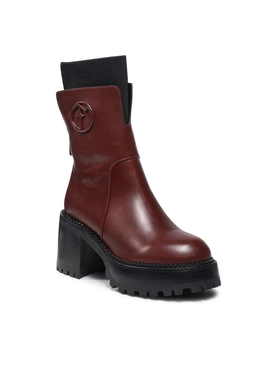 Eva Minge Γυναίκες Biker Μποτάκια Μποτάκια EM-40-10-001277 Καφέ 1 Eva Minge Γυναίκες Biker Μποτάκια Μποτάκια EM-40-10-001277 Καφέ