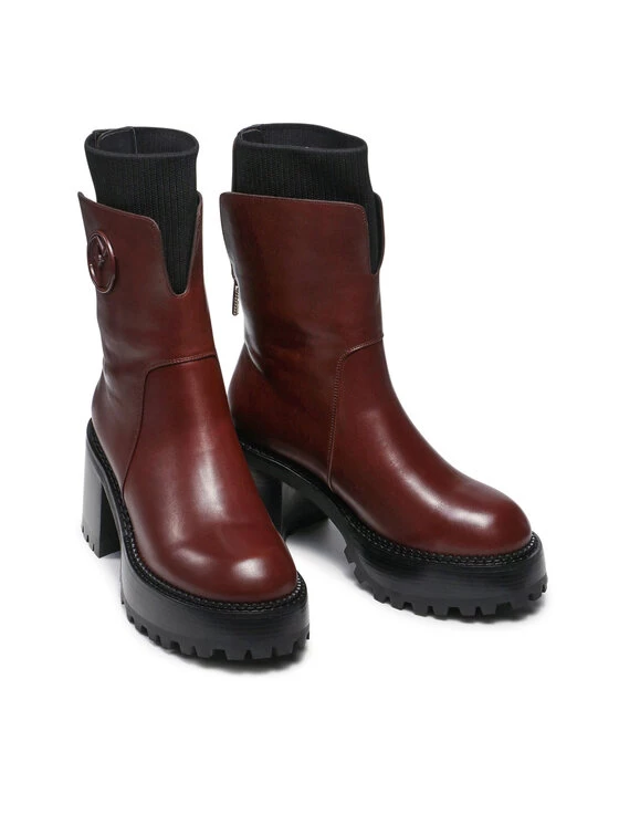 Eva Minge Γυναίκες Biker Μποτάκια Μποτάκια EM-40-10-001277 Καφέ 5 Eva Minge Γυναίκες Biker Μποτάκια Μποτάκια EM-40-10-001277 Καφέ - Image 5