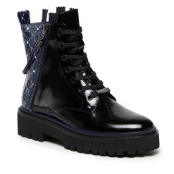 Eva Minge Γυναίκες Biker Μποτάκια Ορειβατικά παπούτσια EM-40-10-001275 Μαύρο