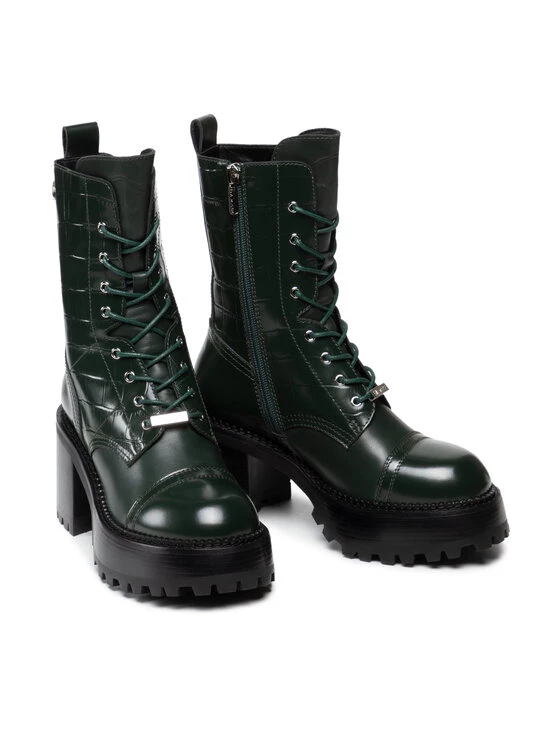 Eva Minge Γυναίκες Biker Μποτάκια Μποτάκια EM-40-10-001274 Πράσινο 5 Eva Minge Γυναίκες Biker Μποτάκια Μποτάκια EM-40-10-001274 Πράσινο - Image 5