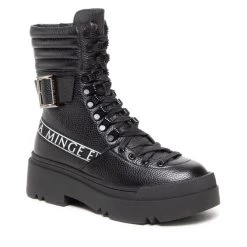 Eva Minge Γυναίκες Biker Μποτάκια Μποτάκια EM-40-10-001276 Μαύρο