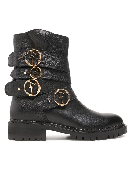 Eva Minge Γυναίκες Biker Μποτάκια Μποτάκια EM-21-10-001355 Μαύρο 2 Eva Minge Γυναίκες Biker Μποτάκια Μποτάκια EM-21-10-001355 Μαύρο - Image 2