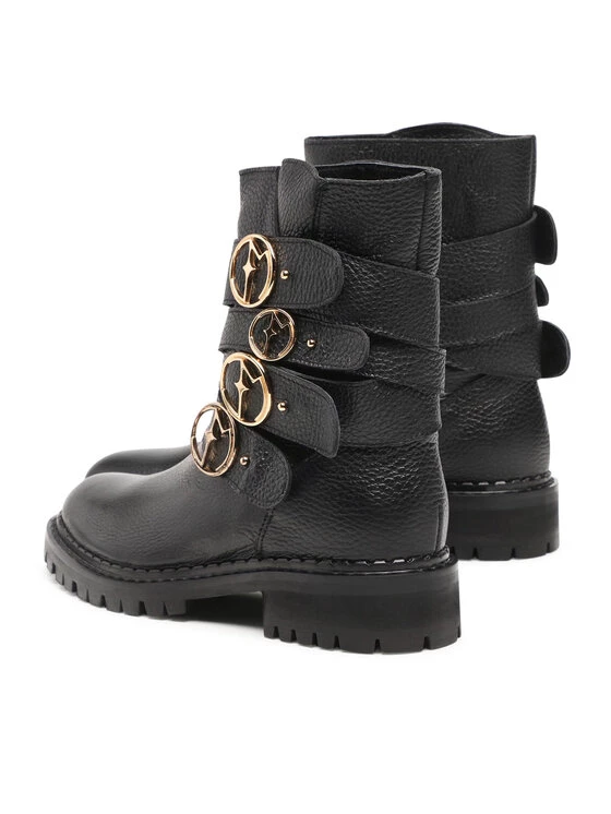 Eva Minge Γυναίκες Biker Μποτάκια Μποτάκια EM-21-10-001355 Μαύρο 3 Eva Minge Γυναίκες Biker Μποτάκια Μποτάκια EM-21-10-001355 Μαύρο - Image 3