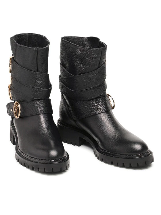 Eva Minge Γυναίκες Biker Μποτάκια Μποτάκια EM-21-10-001355 Μαύρο 5 Eva Minge Γυναίκες Biker Μποτάκια Μποτάκια EM-21-10-001355 Μαύρο - Image 5