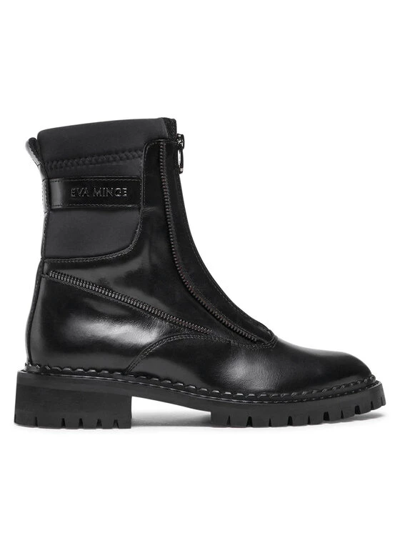 Eva Minge Γυναίκες Biker Μποτάκια Μποτάκια EM-21-10-001307 Μαύρο 2 Eva Minge Γυναίκες Biker Μποτάκια Μποτάκια EM-21-10-001307 Μαύρο - Image 2