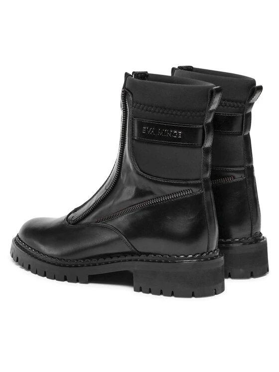 Eva Minge Γυναίκες Biker Μποτάκια Μποτάκια EM-21-10-001307 Μαύρο 3 Eva Minge Γυναίκες Biker Μποτάκια Μποτάκια EM-21-10-001307 Μαύρο - Image 3