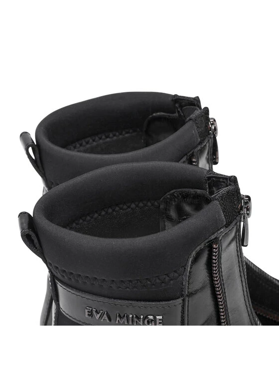 Eva Minge Γυναίκες Biker Μποτάκια Μποτάκια EM-21-10-001307 Μαύρο 6 Eva Minge Γυναίκες Biker Μποτάκια Μποτάκια EM-21-10-001307 Μαύρο - Image 6