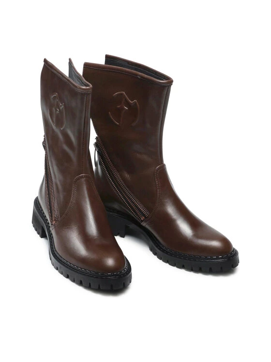 Eva Minge Γυναίκες Biker Μποτάκια Μποτάκια EM-21-10-001298 Πράσινο 5 Eva Minge Γυναίκες Biker Μποτάκια Μποτάκια EM-21-10-001298 Πράσινο - Image 5