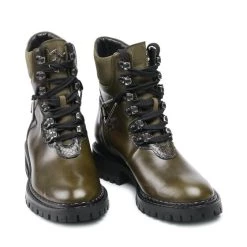 Eva Minge Γυναίκες Biker Μποτάκια Ορειβατικά παπούτσια EM-21-10-001295 Πράσινο -Eva Minge Κατάστημα unnamed file 2310