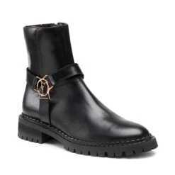 Eva Minge Γυναίκες Biker Μποτάκια Ορειβατικά παπούτσια EM-21-10-001294 Μαύρο