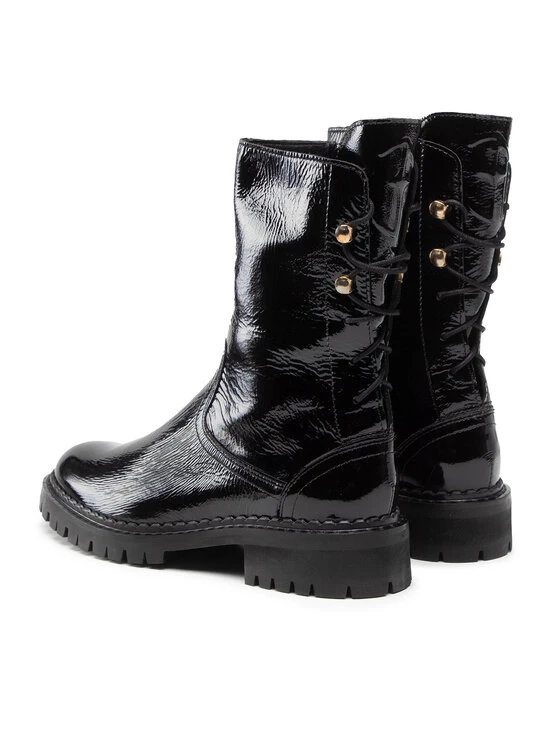 Eva Minge Γυναίκες Biker Μποτάκια Μποτάκια EM-21-10-001289 Μαύρο 3 Eva Minge Γυναίκες Biker Μποτάκια Μποτάκια EM-21-10-001289 Μαύρο - Image 3